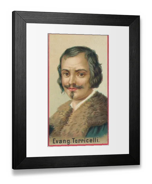 Framed Print : Scientist Evangelista Torricelli Framed Print : Scientist Evangelista Torricelli