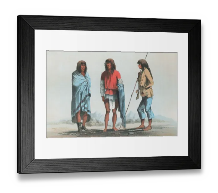 Framed Print : Yumas by Heinrich Balduin Mollhausen Framed Print : Yumas by Heinrich Balduin Mollhausen