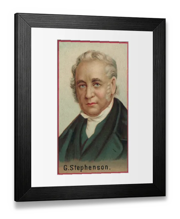 Framed Print : Locomotive Inventor George Stephenson Framed Print : Locomotive Inventor George Stephenson