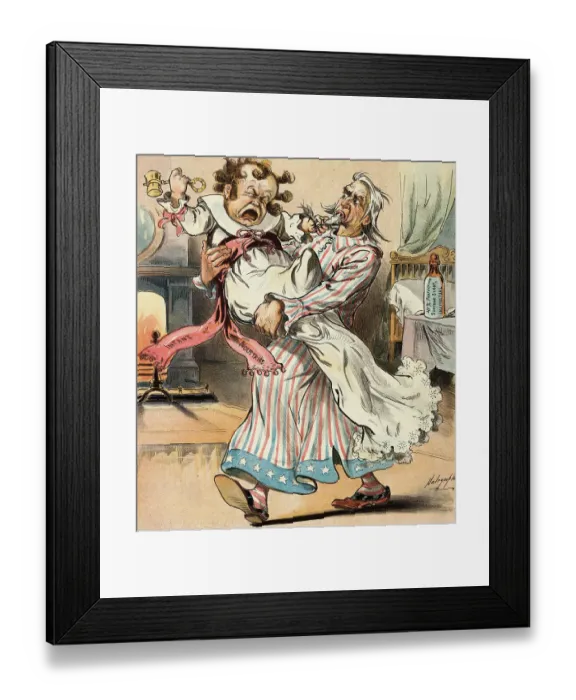 Framed Print : Getting Troublesome Again Political Cartoon by Dalrymple Framed Print : Getting Troublesome Again Political Cartoon by Dalrymple