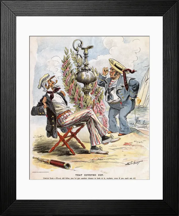 Framed Print : Caricatures Representing Countries Propaganda Framed Print : Caricatures Representing Countries Propaganda