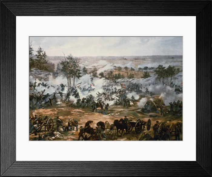 Framed Print : Battle of Gettysburg Framed Print : Battle of Gettysburg