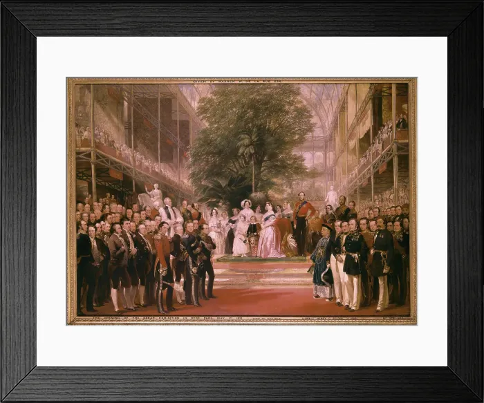 Framed Print : Opening of Crystal Palace, London Framed Print : Opening of Crystal Palace, London