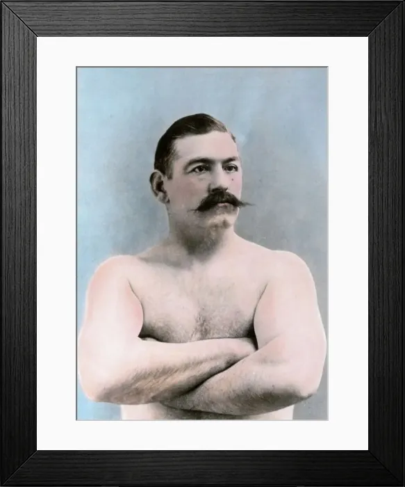 Framed Print : Boxing Champ John L. Sullivan