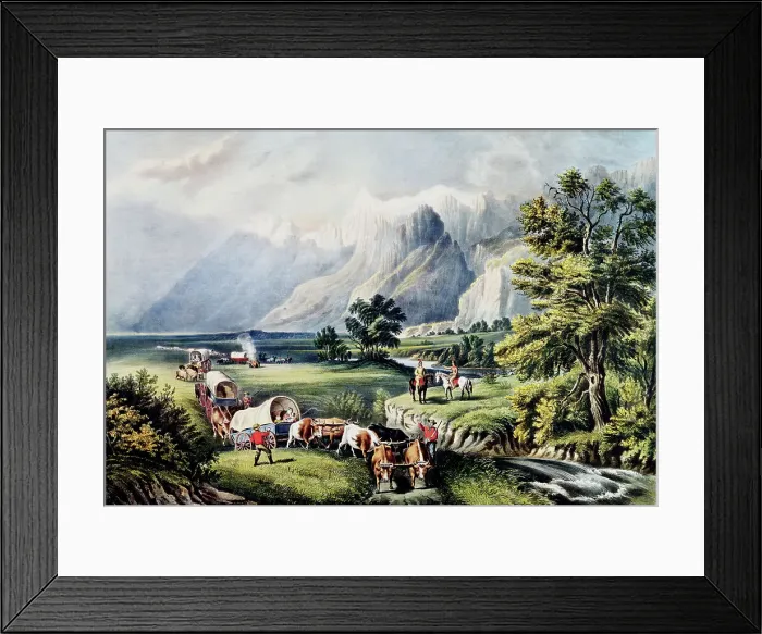 Framed Print : Rocky Mountain Scene Framed Print : Rocky Mountain Scene