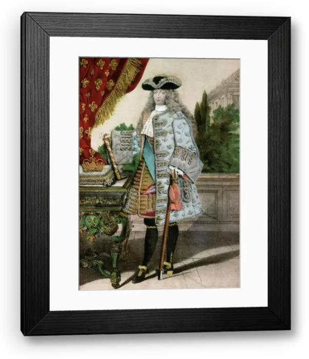 Framed Print : Portrait of Louis XIV Framed Print : Portrait of Louis XIV