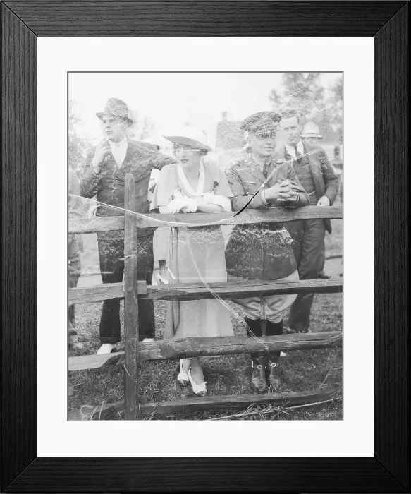 Framed Print : Colonel O.P. George and Mrs. Eugene Vidal at National Capital Horse Show Framed Print : Colonel O.P. George and Mrs. Eugene Vidal at National Capital Horse Show