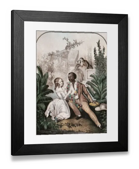 Framed Print : Scene from Uncle Tom's Cabin Framed Print : Scene from Uncle Tom's Cabin