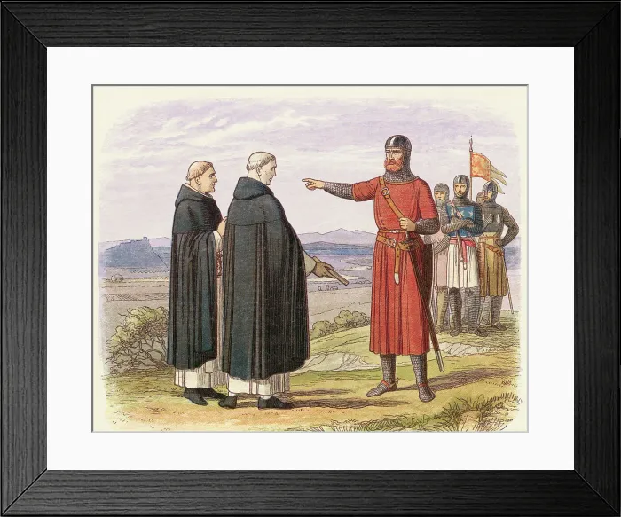Framed Print : Sir William Wallace Rejecting English Proposals Framed Print : Sir William Wallace Rejecting English Proposals