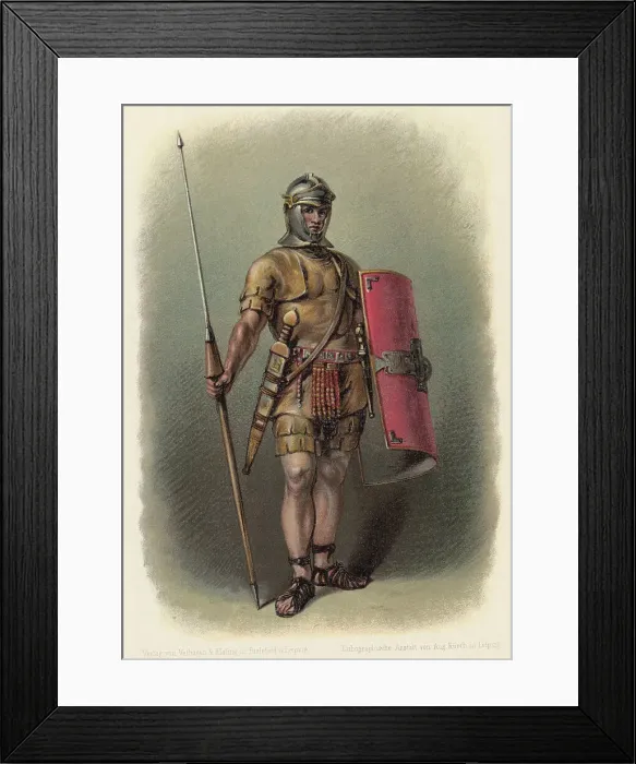 Framed Print : Portrait of Roman Legionnaire Framed Print : Portrait of Roman Legionnaire
