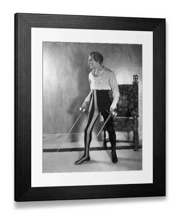Framed Print : John Barrymore In Scene From Don Juan Framed Print : John Barrymore In Scene From Don Juan