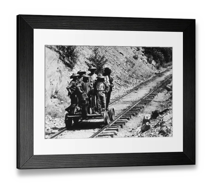 Framed Print : Chinese Laborers During the Construction of the Rail Road Framed Print : Chinese Laborers During the Construction of the Rail Road