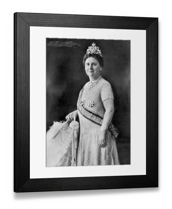 Framed Print : Portrait Of Queen Wilhelmina Framed Print : Portrait Of Queen Wilhelmina