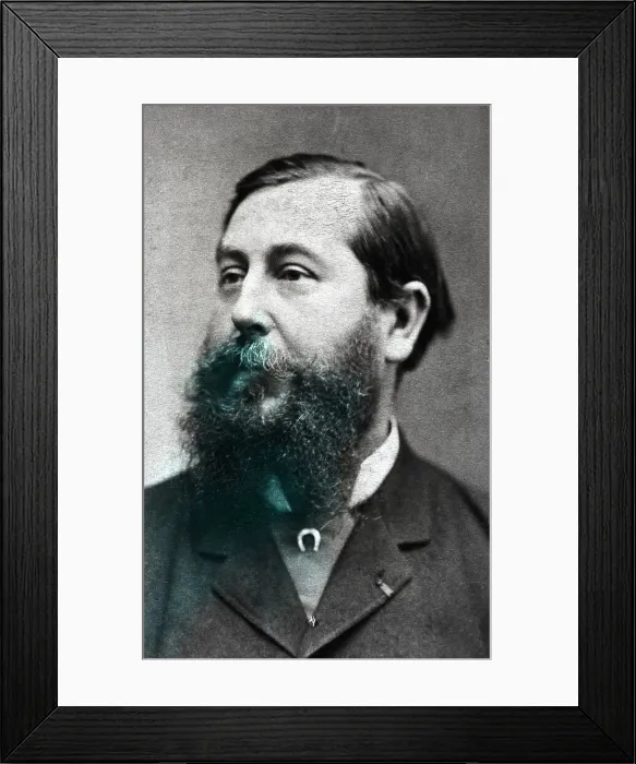 Framed Print : Portrait Of Composer Clement Leo Delibes Framed Print : Portrait Of Composer Clement Leo Delibes