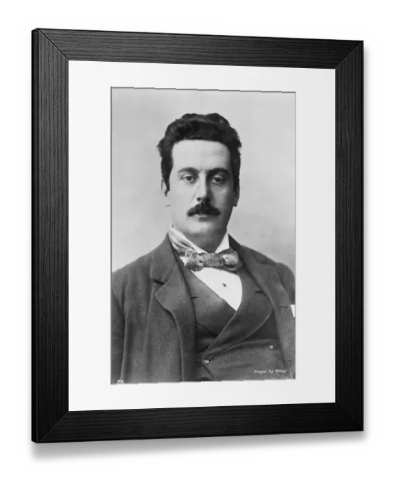 Framed Print : Portrait Of Composer Giacomo Puccini Framed Print : Portrait Of Composer Giacomo Puccini