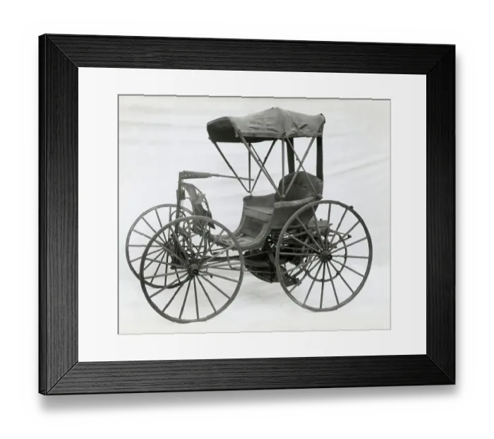 Framed Print : Duryea Automobile First Operated In 1893 Framed Print : Duryea Automobile First Operated In 1893