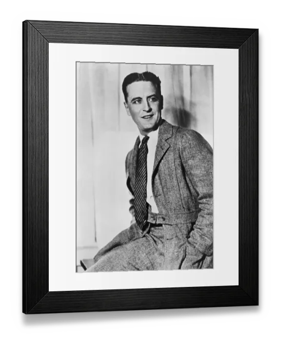 Framed Print : F. Scott Fitzgerald Framed Print : F. Scott Fitzgerald