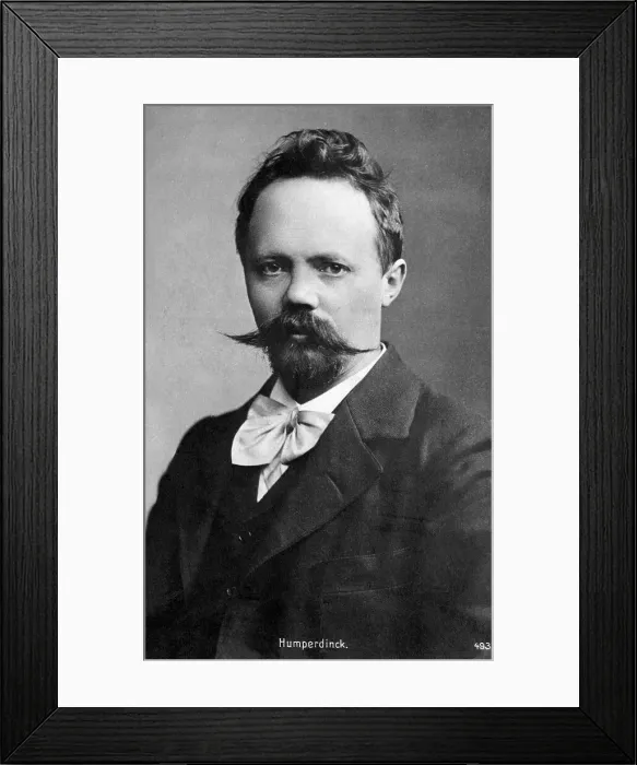 Framed Print : Engelbert Humperdinck, German Composer Framed Print : Engelbert Humperdinck, German Composer
