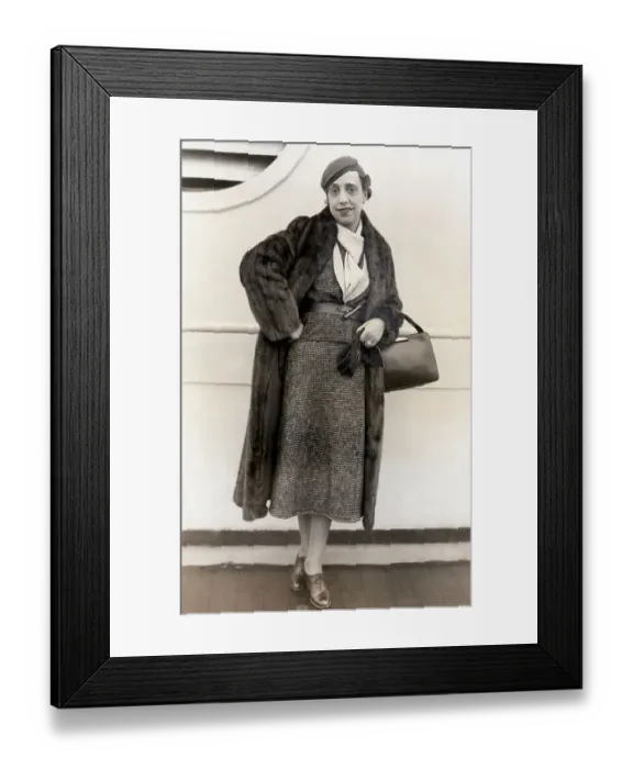 Framed Print : Madame Elsa Schiaparelli Dress Designer Framed Print : Madame Elsa Schiaparelli Dress Designer