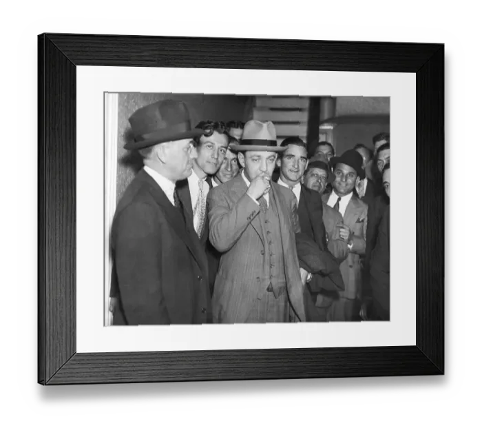 Framed Print : Dutch Schultz Smoking Cigarette Framed Print : Dutch Schultz Smoking Cigarette