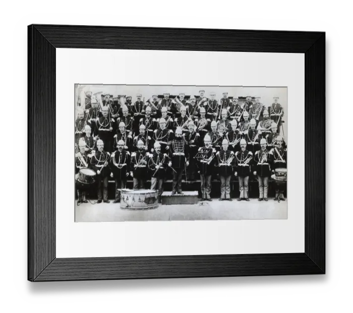 Framed Print : Marine Marching Band 1890 Framed Print : Marine Marching Band 1890