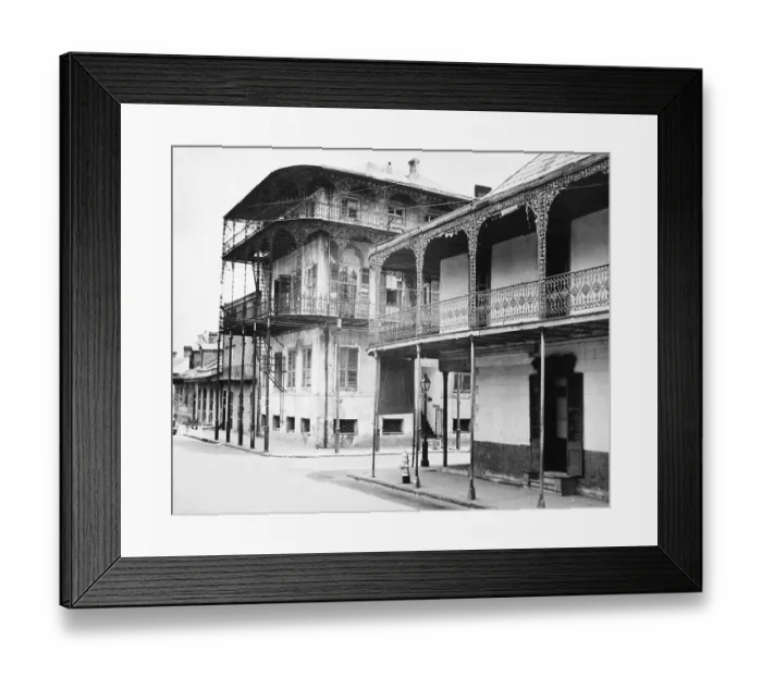Framed Print : Mansion Said To Be Birthplace / Dixieland Framed Print : Mansion Said To Be Birthplace / Dixieland