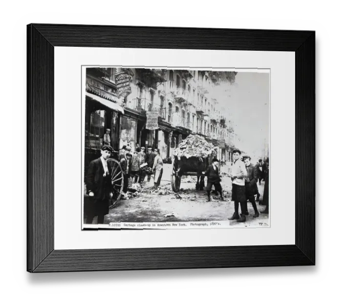 Framed Print : Garbage Clean-Up; Carts Full Of Trash Framed Print : Garbage Clean-Up; Carts Full Of Trash