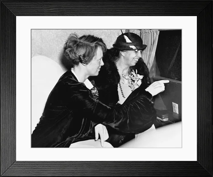 Framed Print : Amelia Earhart and Eleanor Roosevelt Framed Print : Amelia Earhart and Eleanor Roosevelt