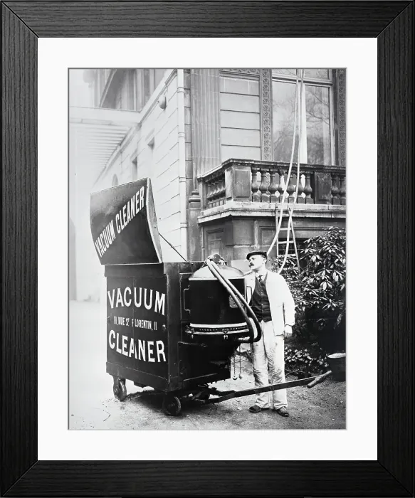 Framed Print : Early Version of a Vacuum Cleaner Framed Print : Early Version of a Vacuum Cleaner
