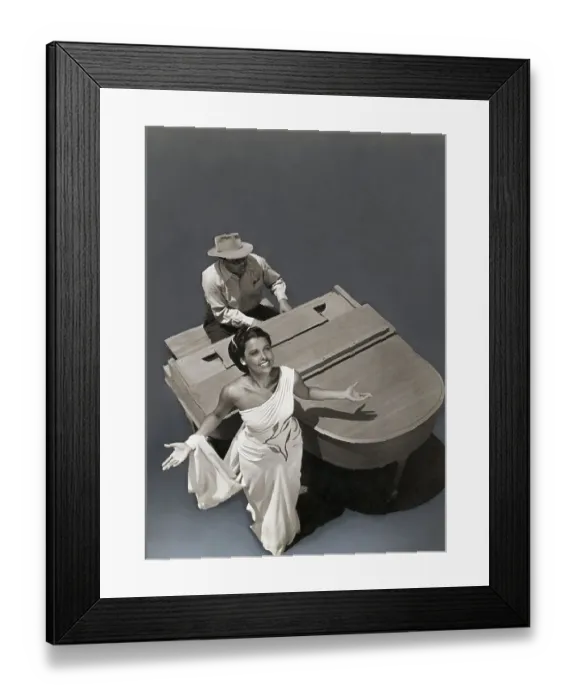 Framed Print : Lena Horne And Pianist During Recital Framed Print : Lena Horne And Pianist During Recital