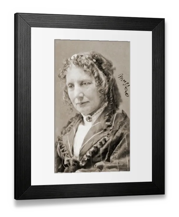 Framed Print : Harriet Beecher Stowe Framed Print : Harriet Beecher Stowe