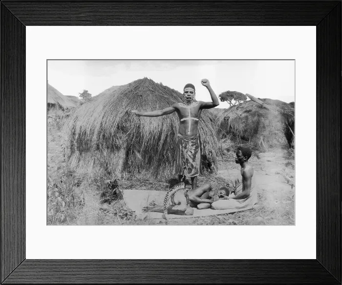 Framed Print : Man Practicing Medicine In Nigeria Framed Print : Man Practicing Medicine In Nigeria