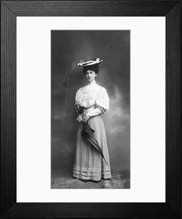 Framed Print : Young Lady In Her Sunday Best Framed Print : Young Lady In Her Sunday Best