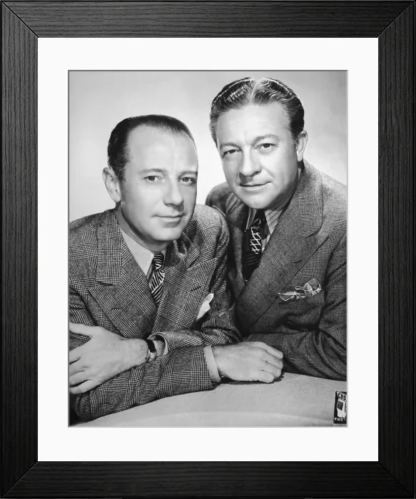 Framed Print : Men Who Played Radio'S Amos N Andy