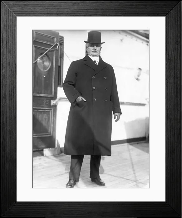 Framed Print : F.W. Woolworth Arriving On Mauretania Framed Print : F.W. Woolworth Arriving On Mauretania