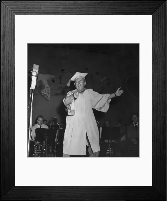 Framed Print : Kay Kyser In Graduate Gown Framed Print : Kay Kyser In Graduate Gown