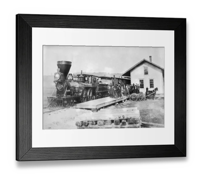 Framed Print : The Northern Railroad Engine Eight Framed Print : The Northern Railroad Engine Eight