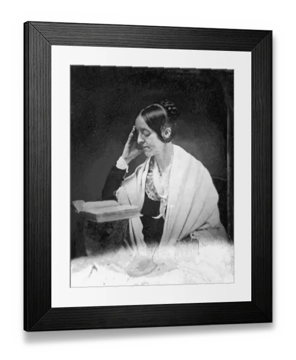 Framed Print : Portrait Of Feminist Margaret Fuller Framed Print : Portrait Of Feminist Margaret Fuller