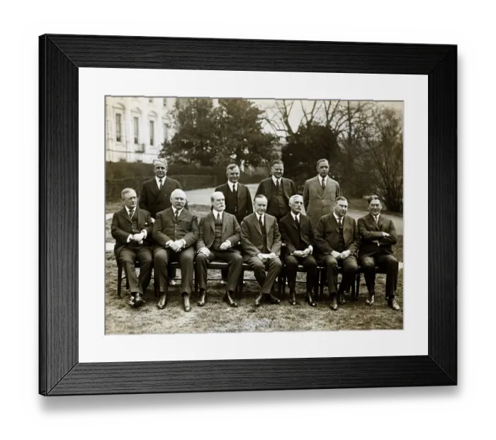 Framed Print : President Calvin Coolidge And Cabinet Framed Print : President Calvin Coolidge And Cabinet