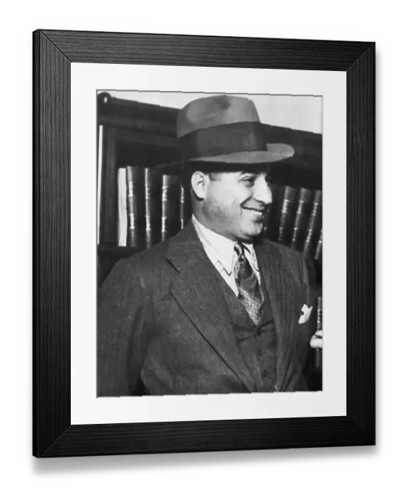 Framed Print : Notorious Gangland Figure Ralph Bottles Capone, 1930