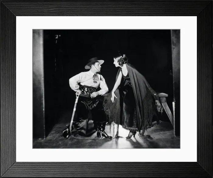 Framed Print : Rudolph Valentino W / Wife In Tango Dress Framed Print : Rudolph Valentino W / Wife In Tango Dress