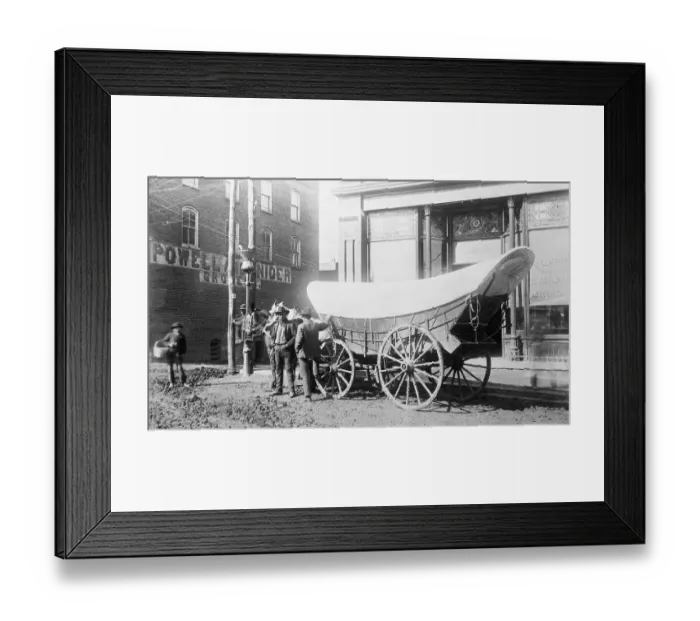 Framed Print : General View of a Prairie Schooner Framed Print : General View of a Prairie Schooner