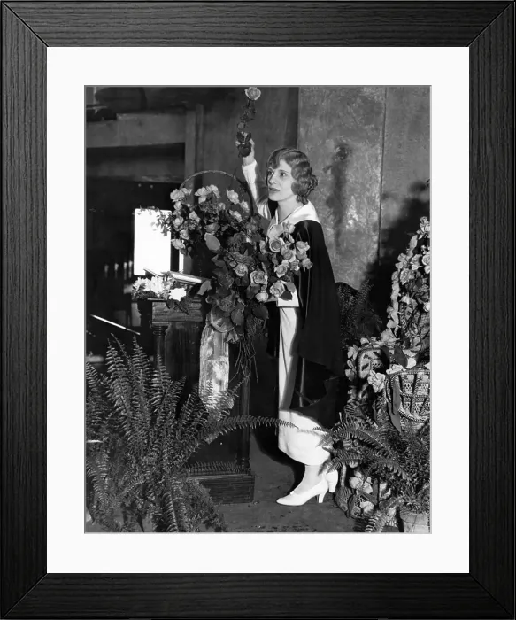 Framed Print : Aimee Mcpherson At Altar Of Her Church Framed Print : Aimee Mcpherson At Altar Of Her Church