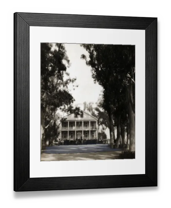 Framed Print : Southern Plantation Framed Print : Southern Plantation