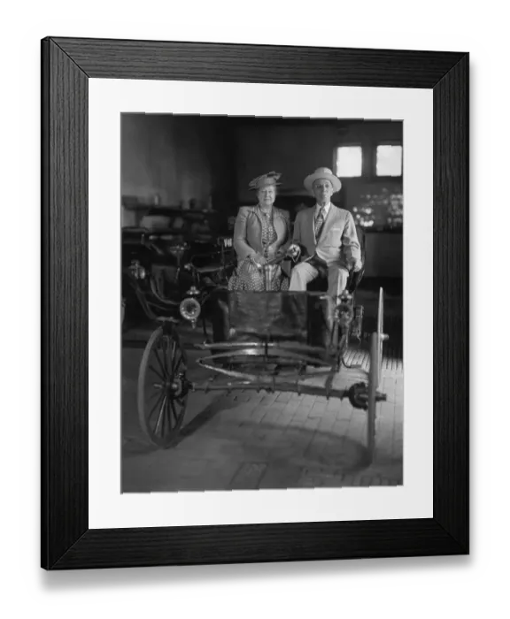 Framed Print : Charles Duryea Automotive Pioneer Framed Print : Charles Duryea Automotive Pioneer