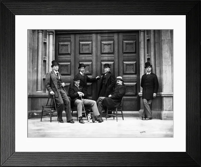 Framed Print : Group Of Harvard University Students Framed Print : Group Of Harvard University Students