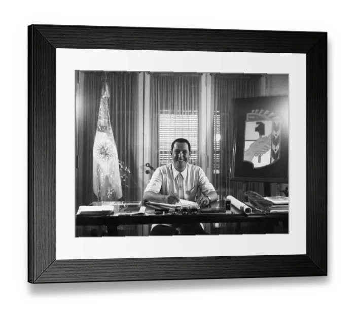 Framed Print : Juan Domingo Peron Agentinian Dictator