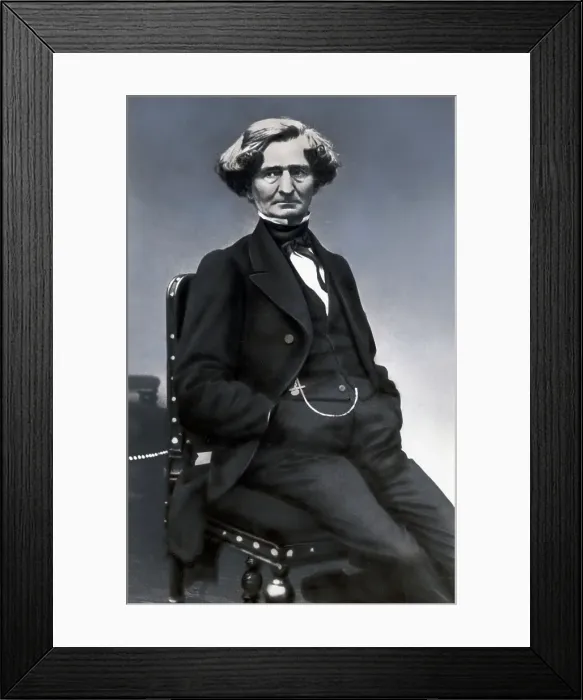Framed Print : Portrait Of Composer Hector Berlioz