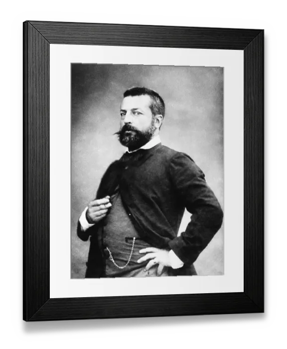 Framed Print : Portrait Of Painter Ernest Meissonnier Framed Print : Portrait Of Painter Ernest Meissonnier