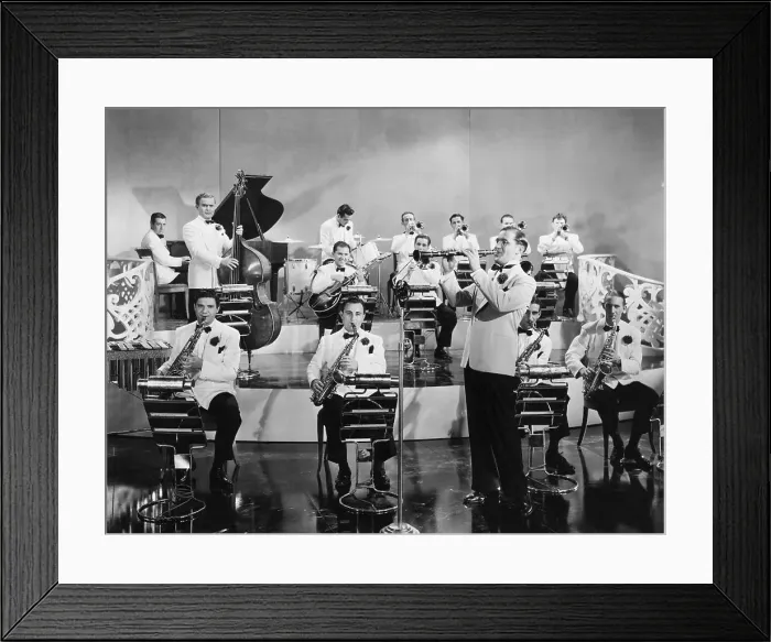 Framed Print : Benny Goodman And His Orchestra